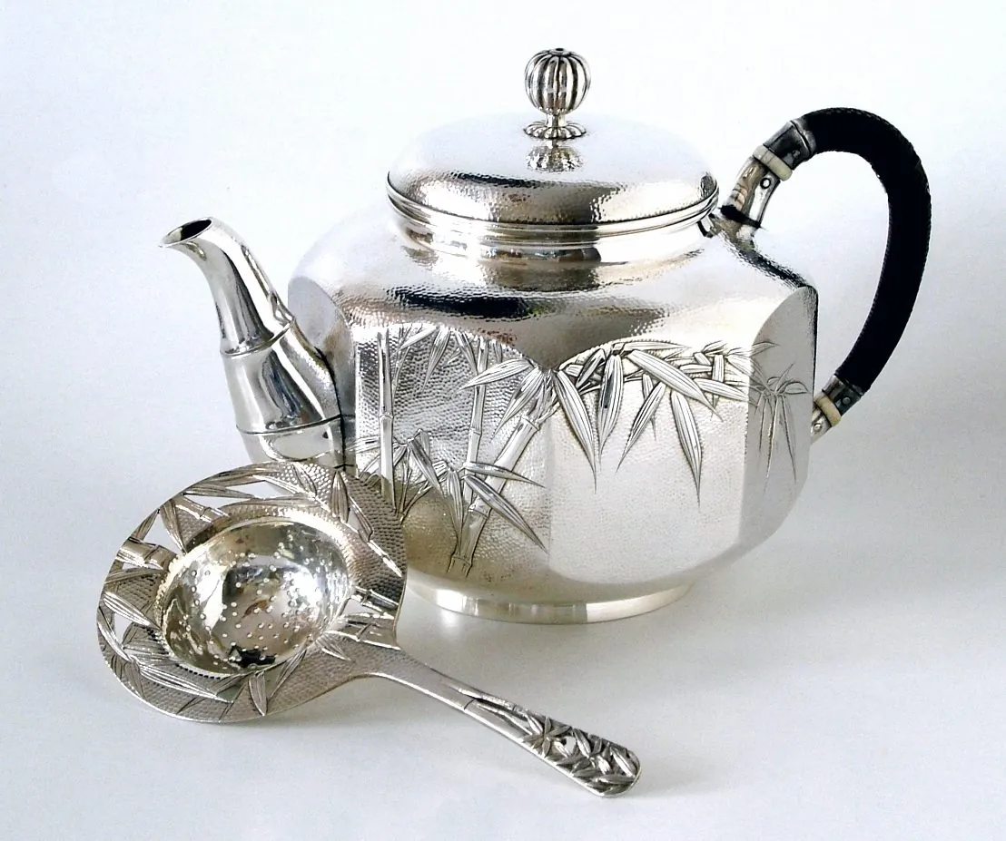 Théière & service à thé — Argenterie ancienne